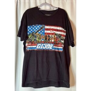 GI Joe American Hero VGT 2007 Graphic T-Shirt Black Mens XL Retro Hasbro 2007